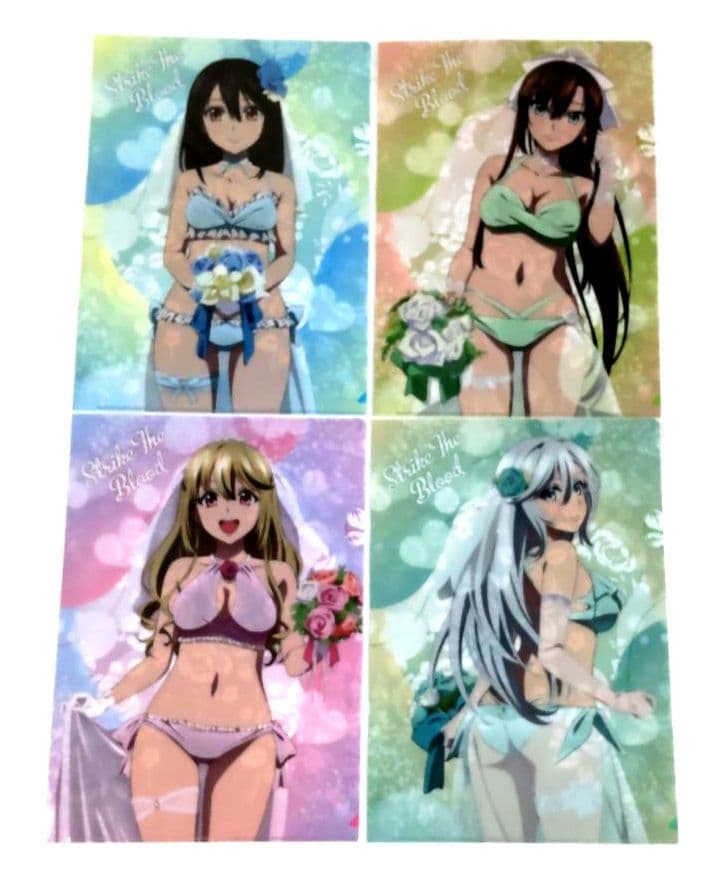 ストライク・ザ・ブラッド クリアファイル ウエディング水着 ナース水着 全8種