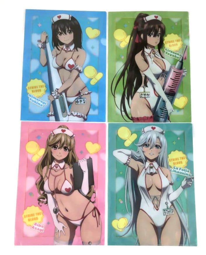 ストライク・ザ・ブラッド クリアファイル ウエディング水着 ナース水着 全8種