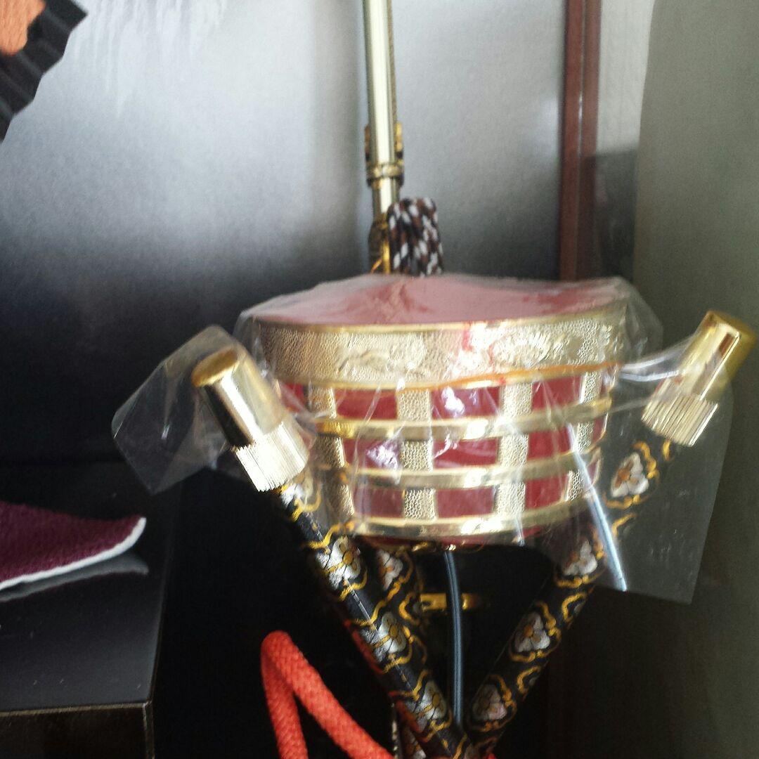 ガラスケース入り　五月人形　兜飾り　子どもの日