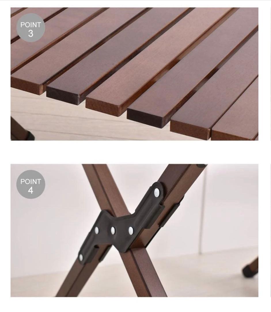 peace park 折りたたみ木製アウトドアテーブル