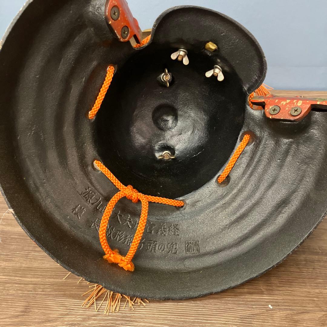 E-壁 特大 兜飾り 置物 鍬形 獅子 金色 五月人形 端午の節句 飾り物