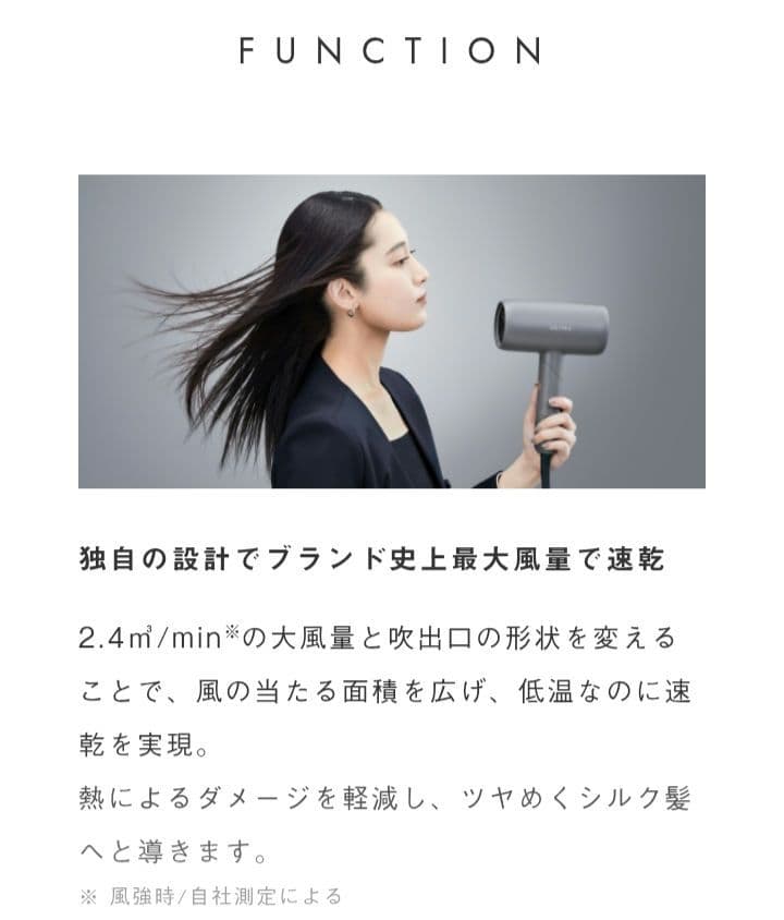 SALONIA SMOOTH SHINE DRYER 　　 ココアブラウン