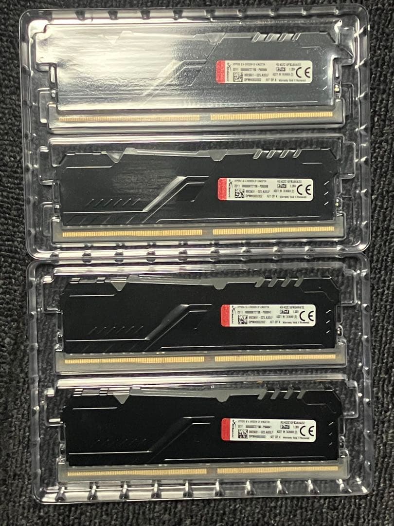 メモリー Kingston HyperX FURY DDR4 3200MHz 4x8GB