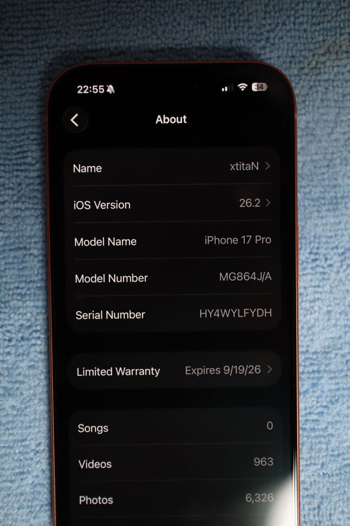 iPhone 17 Pro コズミックオレンジ 256GB SIMフリ