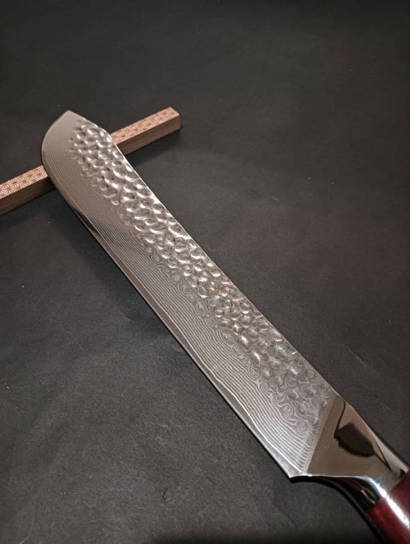 は*こ様 67層ダマスカスVG10 牛刀 240mm レッドマリー柄 高級シェフ