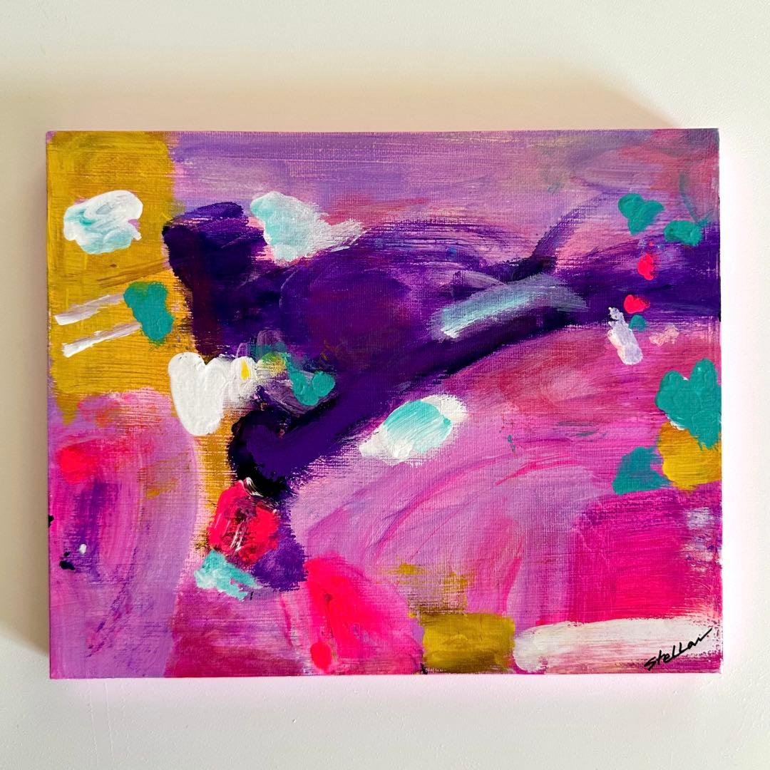 抽象画　現代アート　北欧　店舗インテリア　お店　サロン　癒し　アロマ　絵　モダン