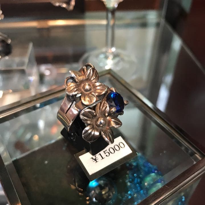 シルバー 950  サイズ14号 彫金一点物