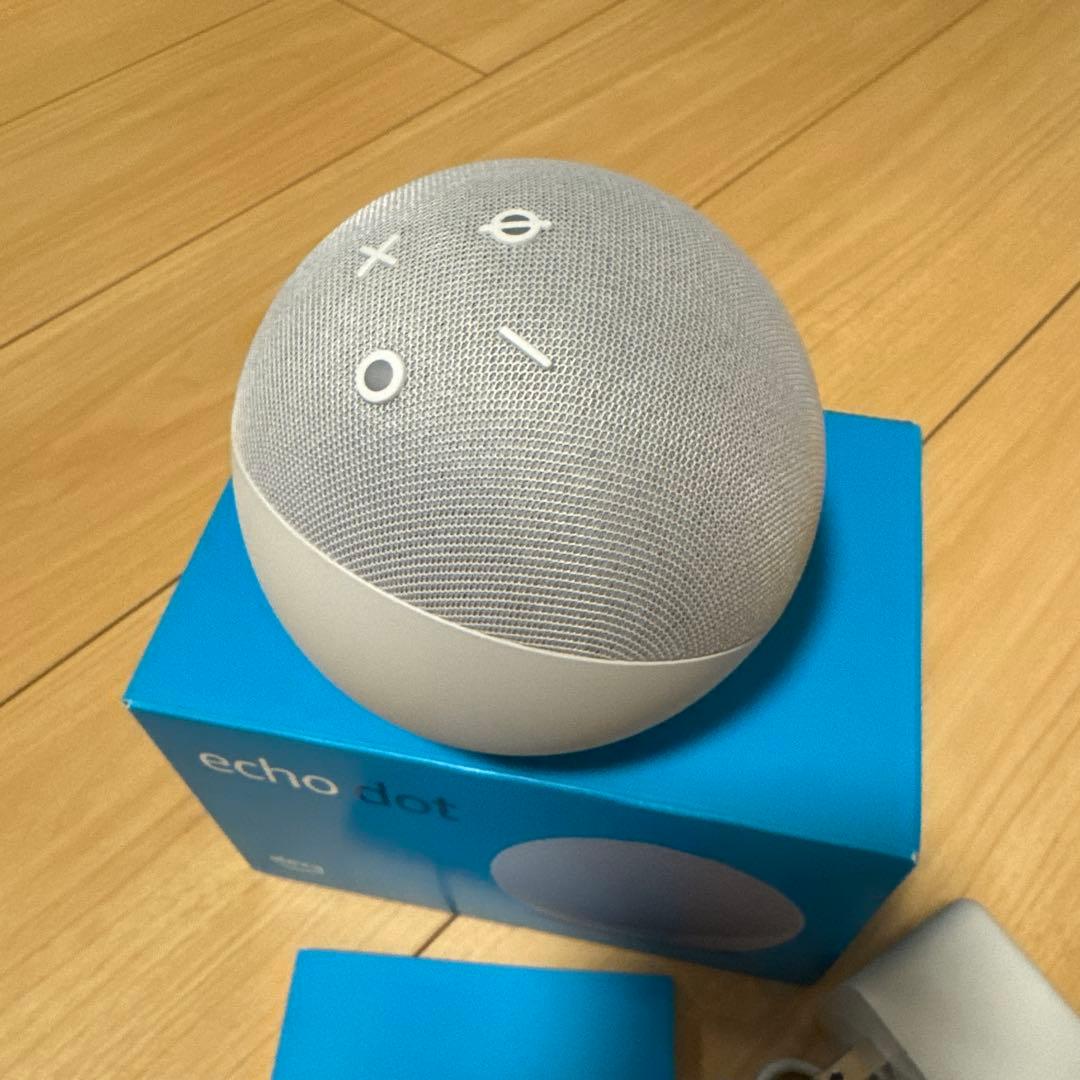 【新品/開封済み】Amazon echo dot 第5世代 グレーシャーホワイト