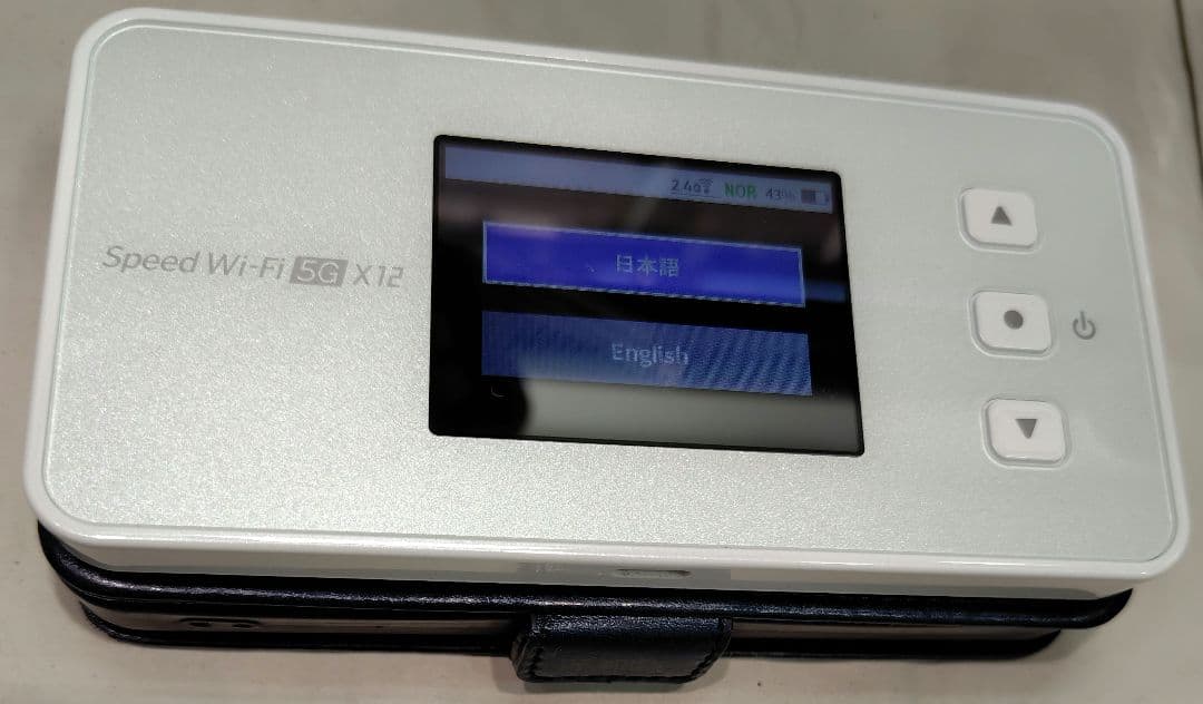 Speed Wi-Fi 5G X12 SIMフリー NAR03