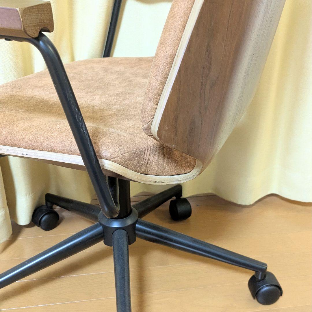 ブロンコ デスクチェア アームレスト/肘掛け キャスター付 タマリビング