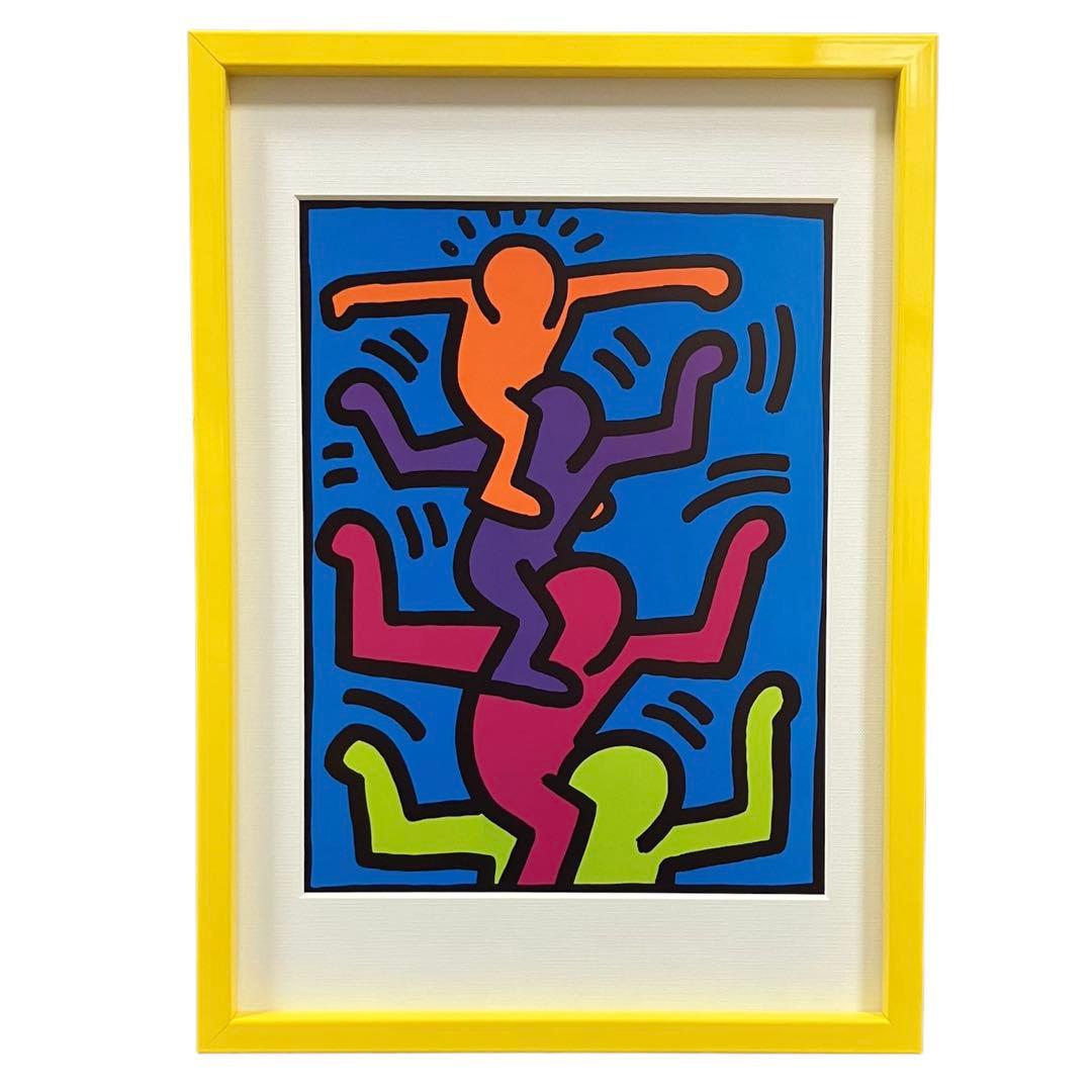 92年製 Keith Haring キースヘリング 額装済 オフセット ポスター