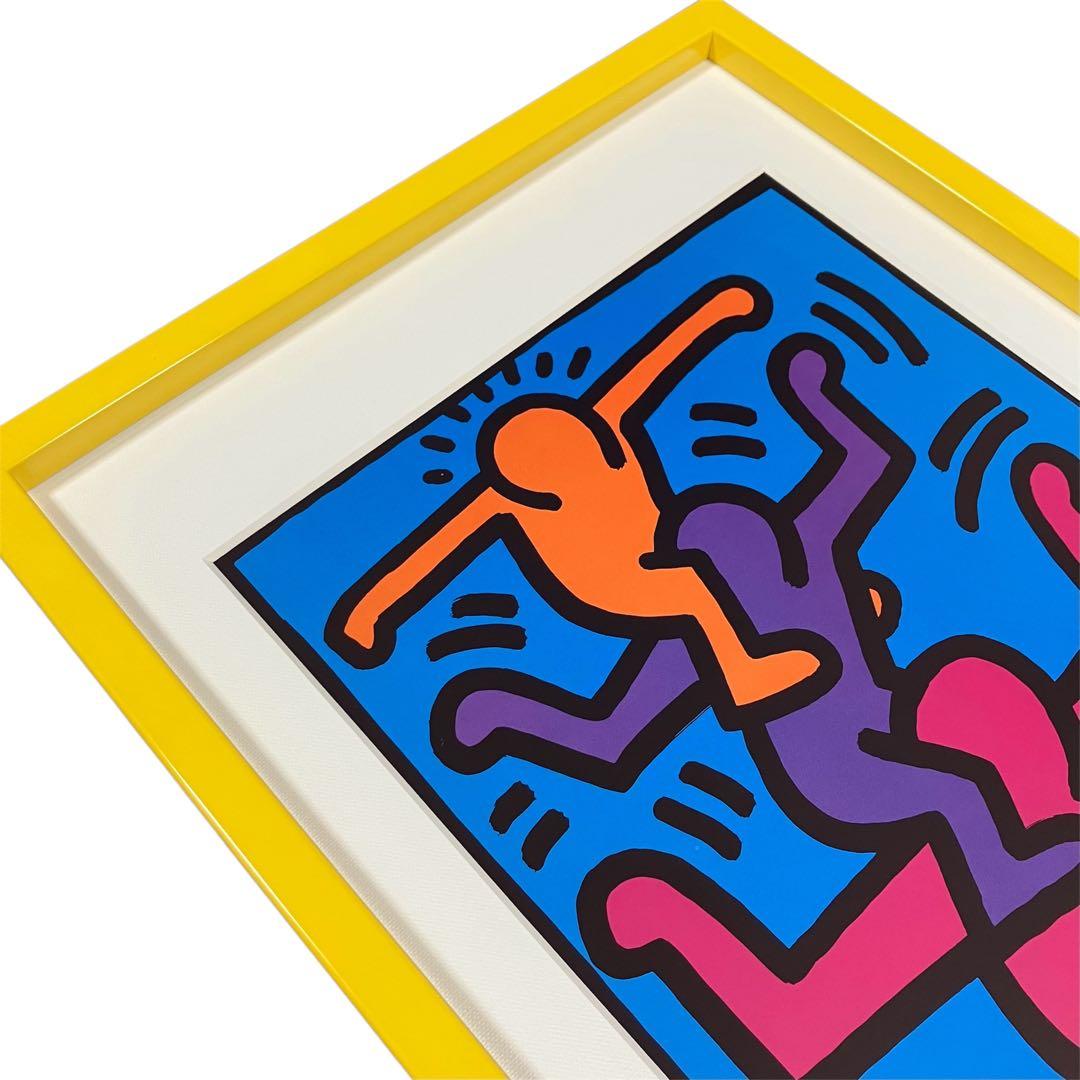 92年製 Keith Haring キースヘリング 額装済 オフセット ポスター