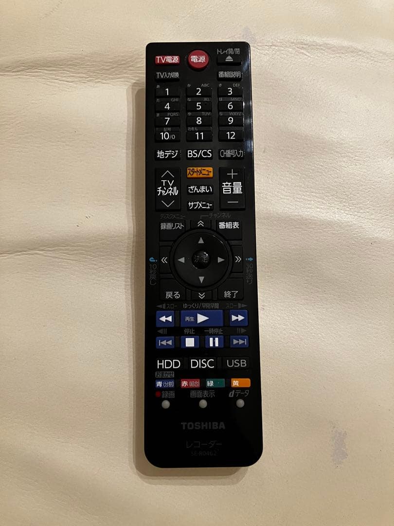 TOSHIBA ブルーレイレコーダーDBR-Z620 2015年製　リモコン付属