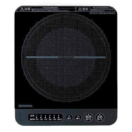 アイリスオーヤマ クッキングヒーター IHコンロ 1400W 卓上 小型 6段k