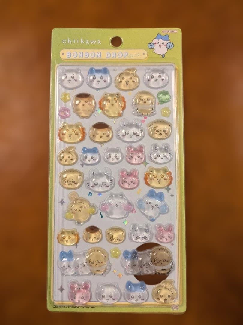 【正規品】【新品】ちいかわぼんぼんドロップシール１枚+他３Dシール６枚