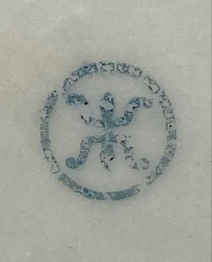 B387s 「名所美人図 花生」ノリタケ　明治時代　輸出　スパイダーマーク