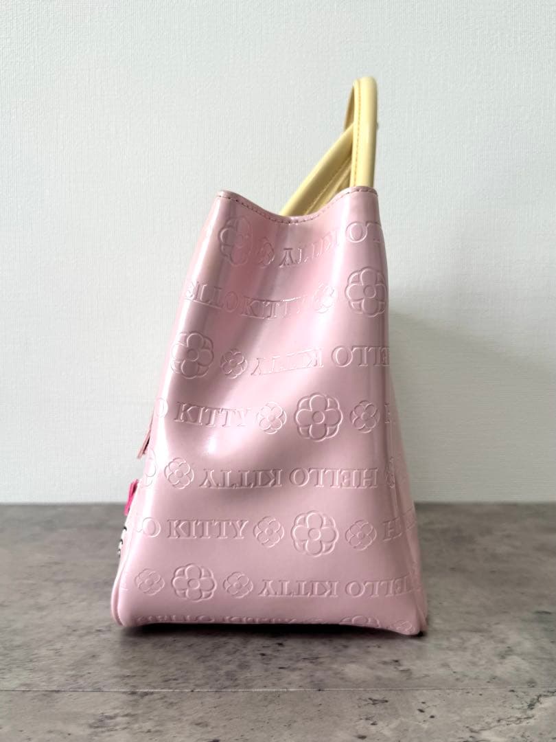 【超激レア】2002年 ハローキティ フラワー エンボスデザイン バッグ グッズ