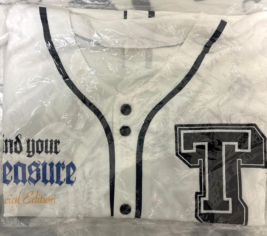 TREASURE ベースボールシャツ ユニフォーム B.O.M.B REBOOT