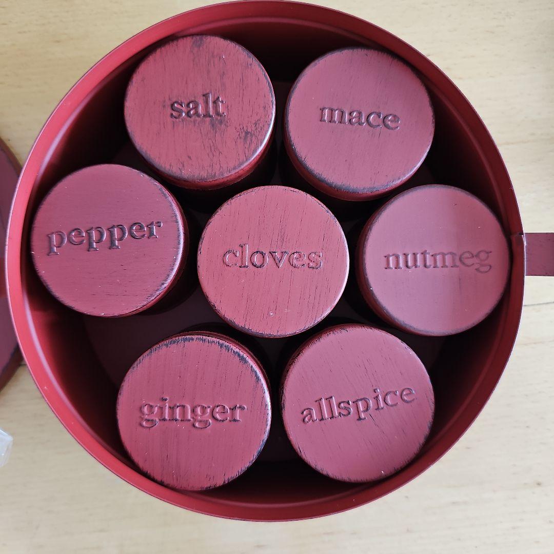 調味料入れ缶7種類　アンティーク風