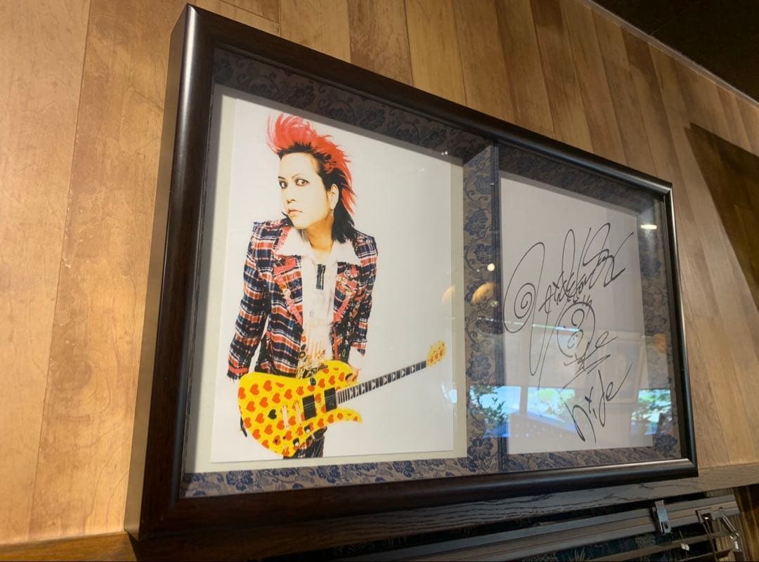 X JAPAN hide 直筆サイン色紙と写真