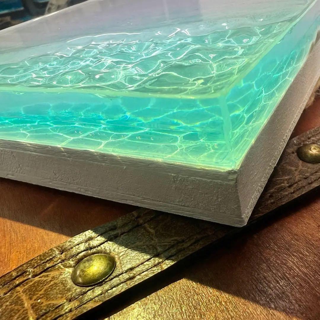 【波紋アート】～凪～／砂紋／15cmスクエア／ナチュラルサンド／枠なし