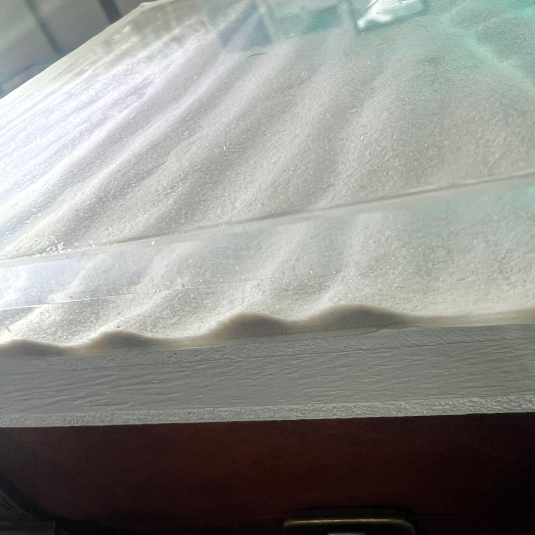 【波紋アート】～凪～／砂紋／15cmスクエア／ナチュラルサンド／枠なし