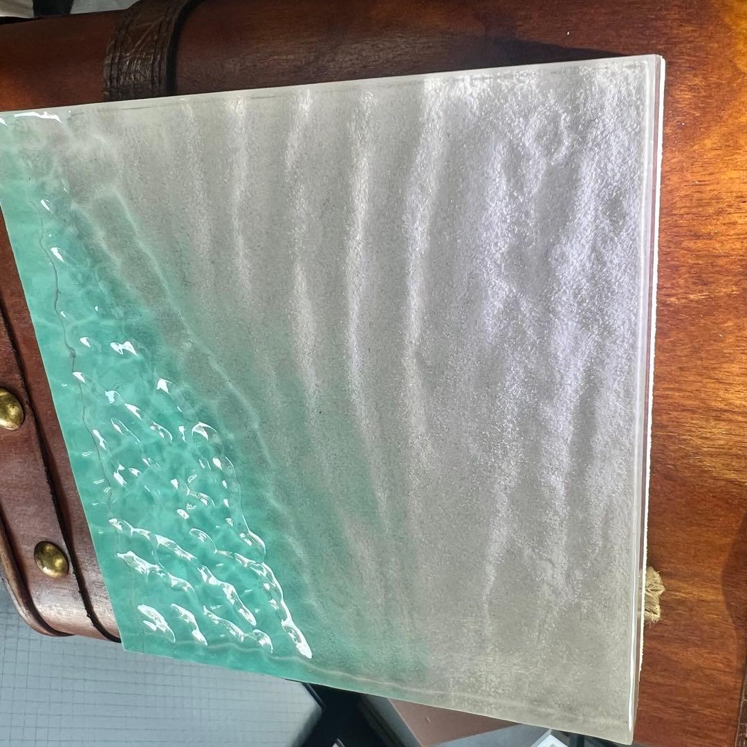 【波紋アート】～凪～／砂紋／15cmスクエア／ナチュラルサンド／枠なし