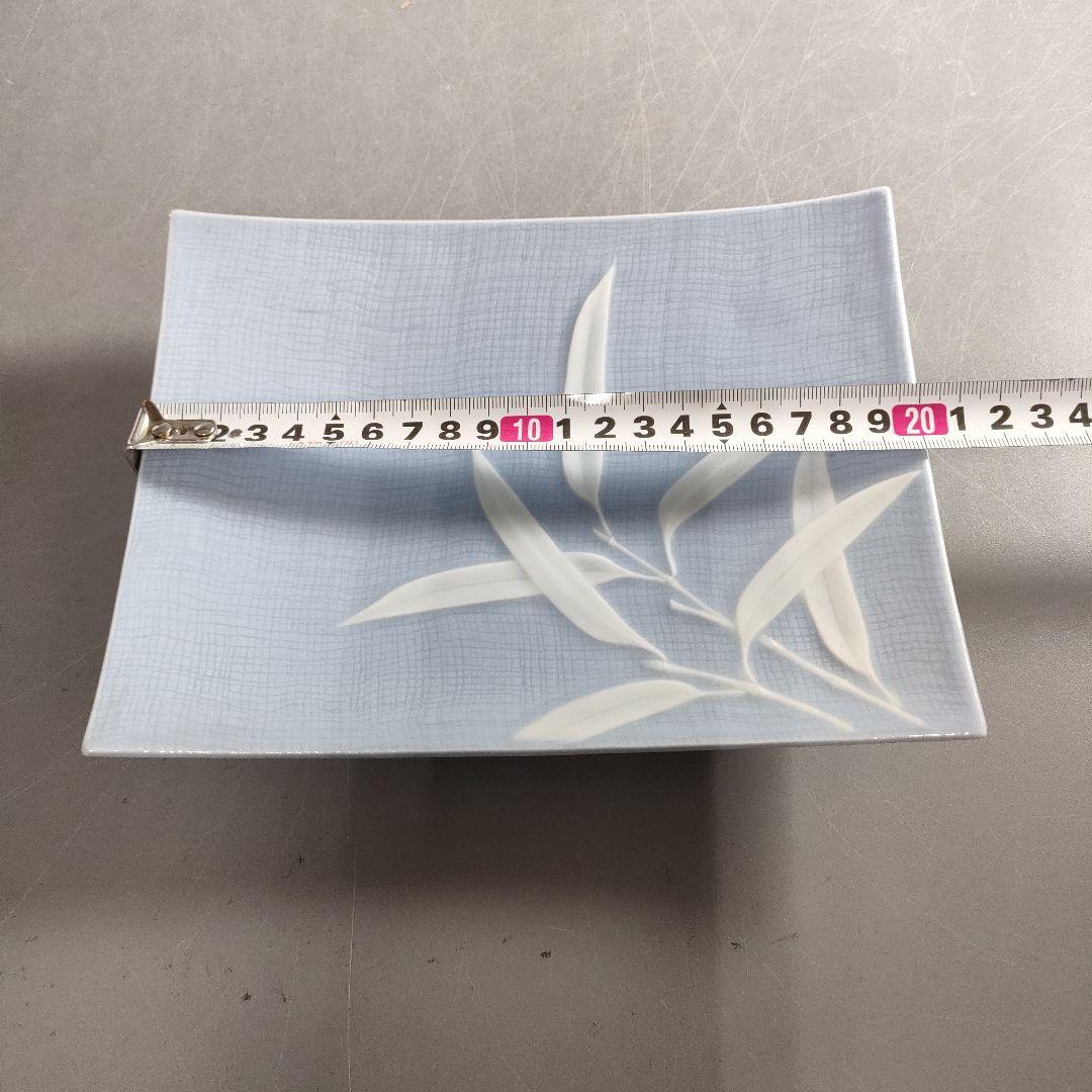 657-4/笹画/角長皿/足高皿/草図/10客