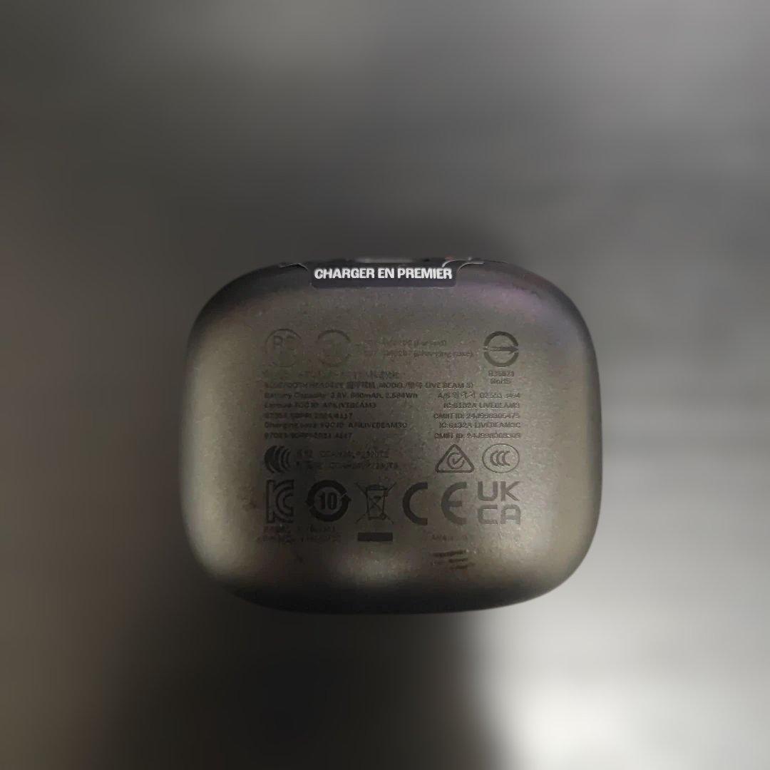 JBL ワイヤレスイヤホン LIVE BEAM 3(ブラック)