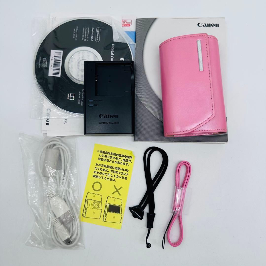 Canon IXY 420fデジタルカメラ ピンク　PC1739　箱　付属品多数