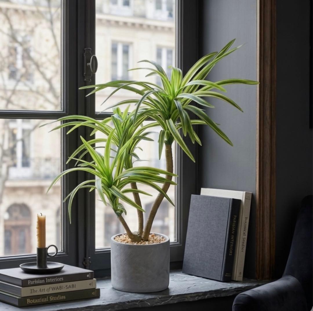 光触媒　人工観葉植物　ウォールグリーン　フェイクグリーン　ユッカセメント@a