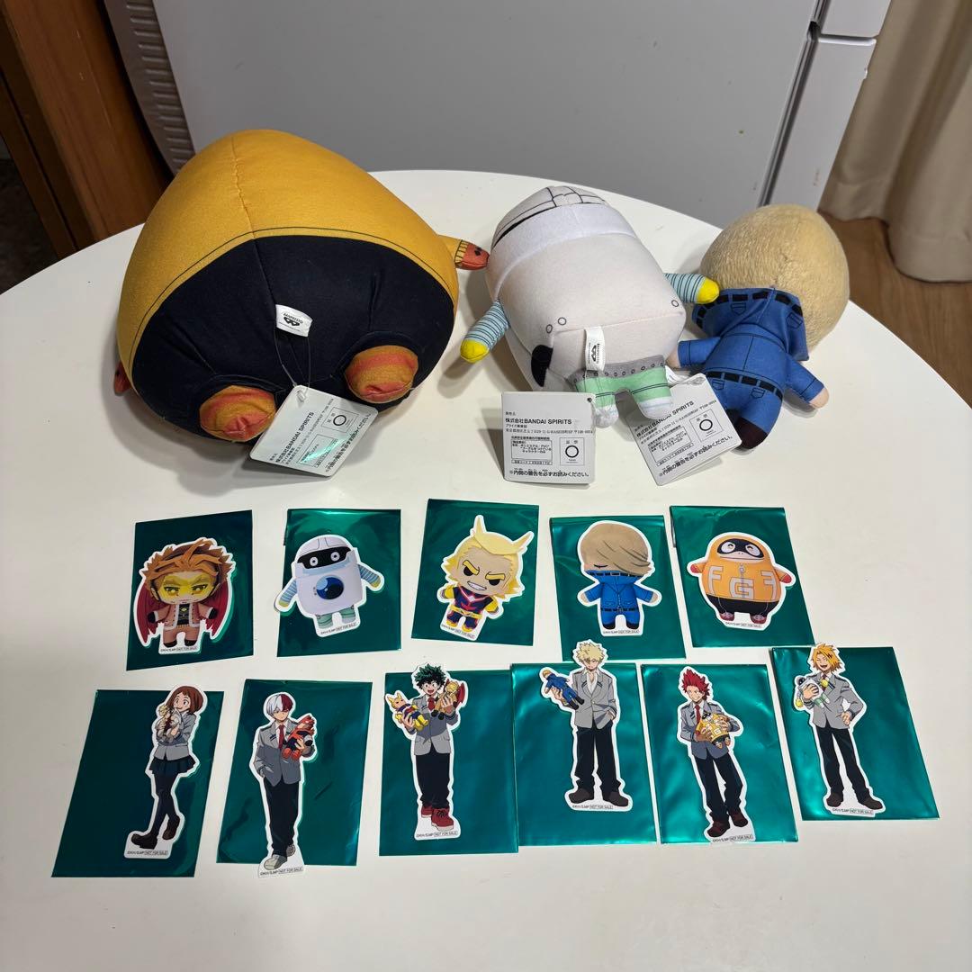 僕のヒーローアカデミアぬいぐるみ・ステッカーセット