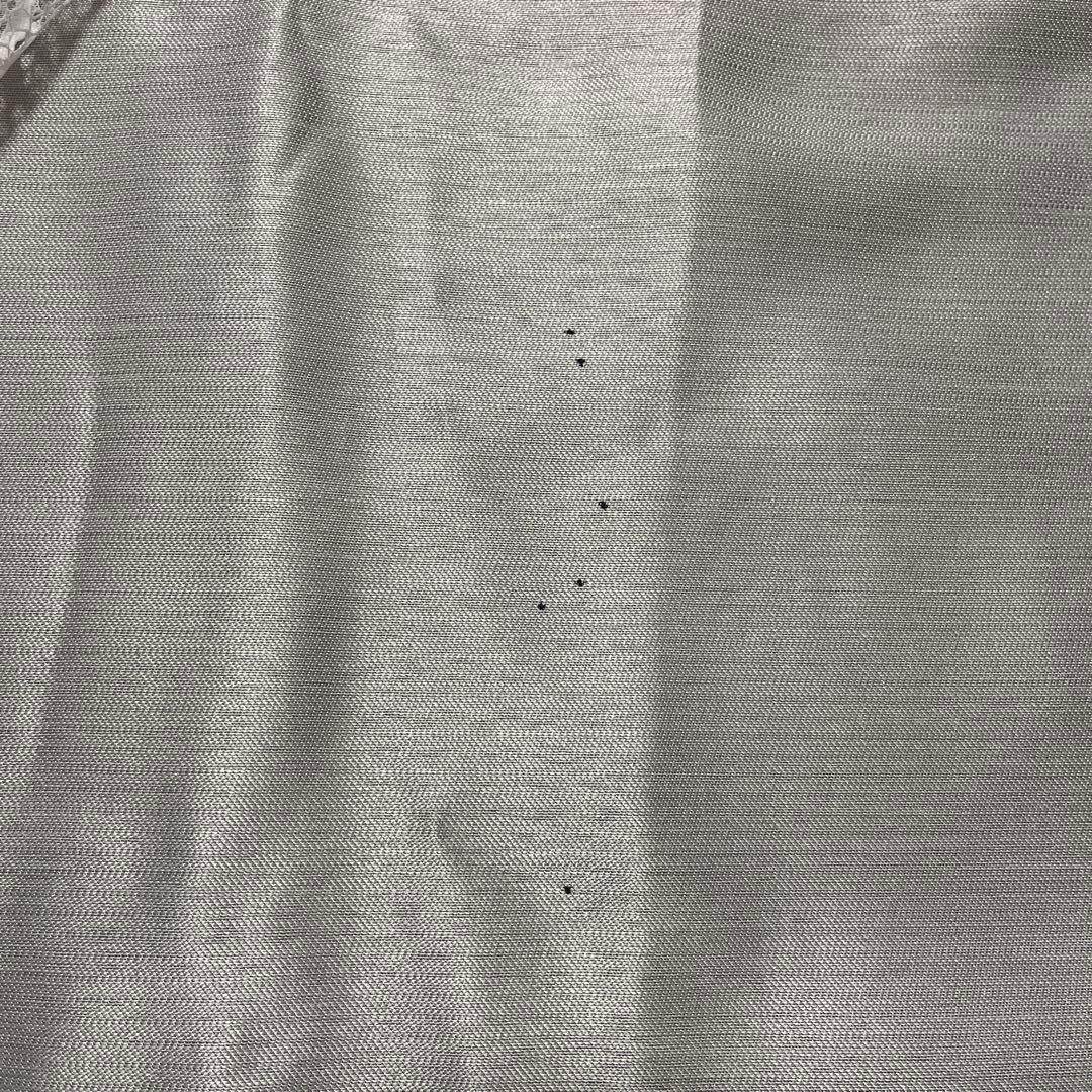 ドレッシー×スペイシア　ダブルカーテン　シルバー 縦178×横100（×2枚）