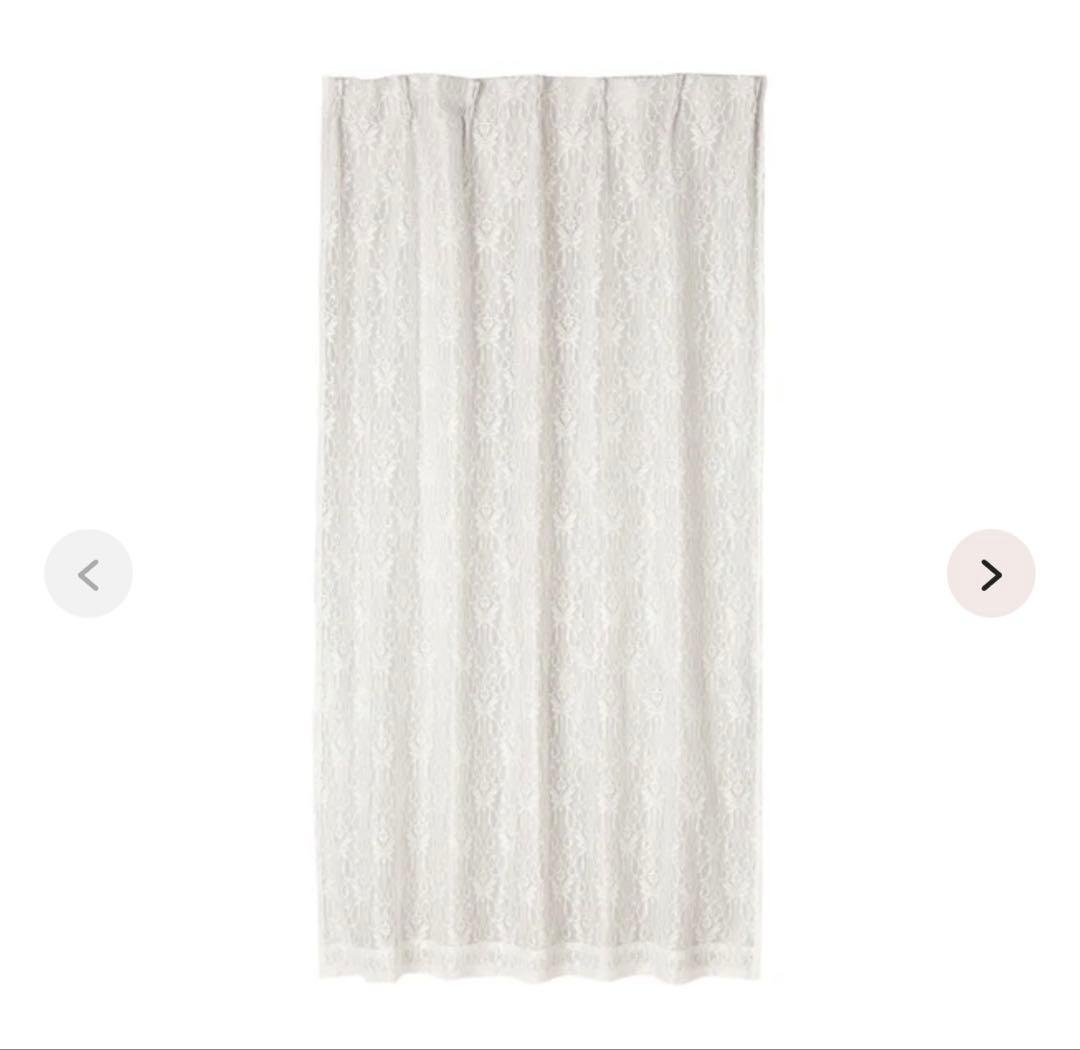 ドレッシー×スペイシア　ダブルカーテン　シルバー 縦178×横100（×2枚）