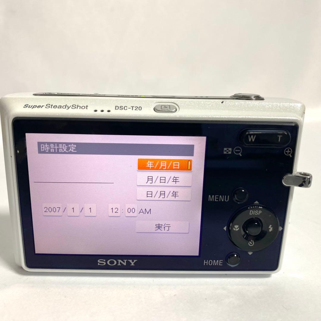 SONY CyberShot DSC-T20 ホワイト デジタルカメラ