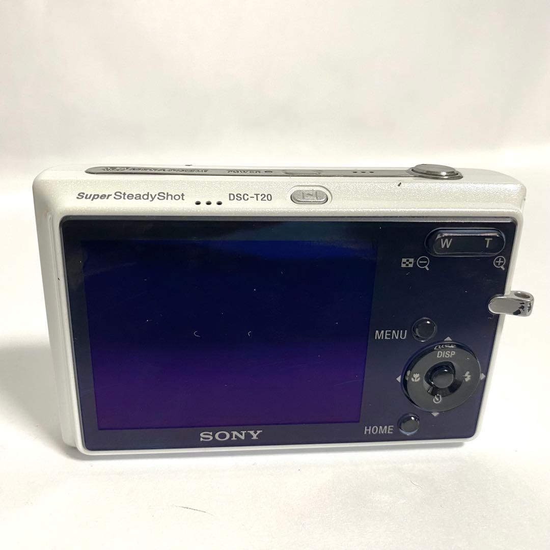 SONY CyberShot DSC-T20 ホワイト デジタルカメラ