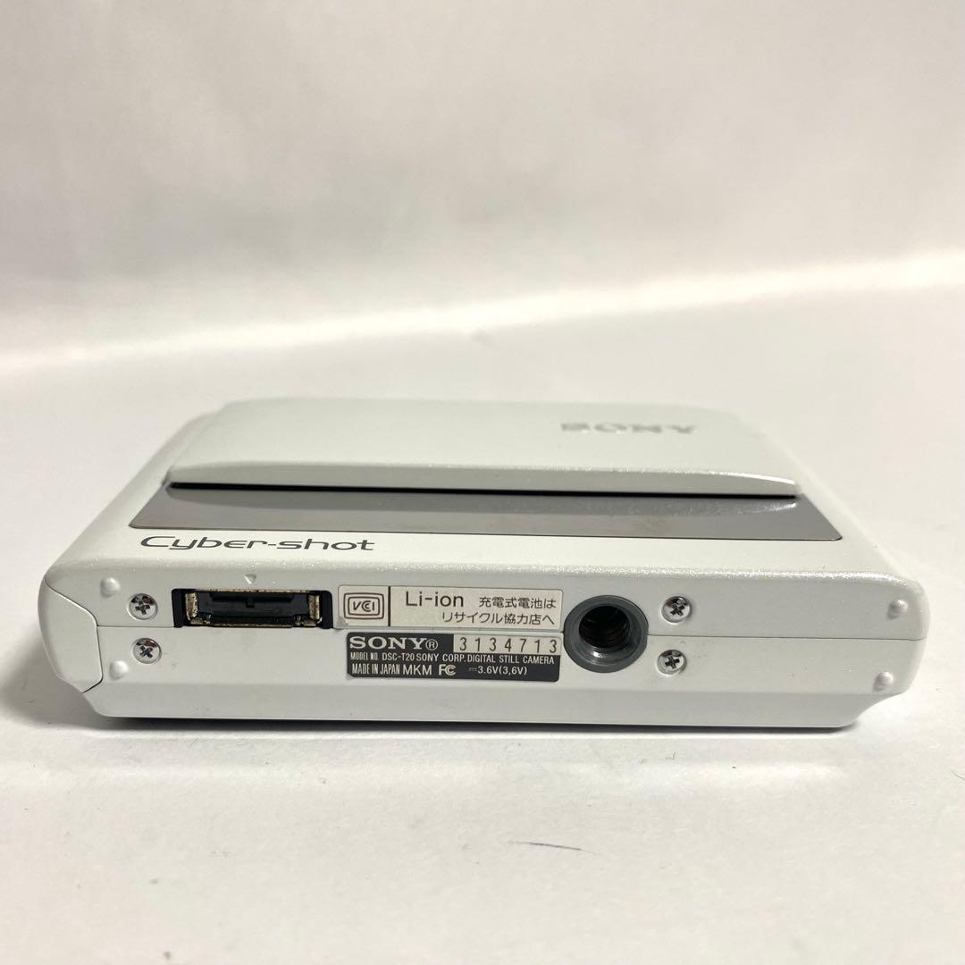 SONY CyberShot DSC-T20 ホワイト デジタルカメラ