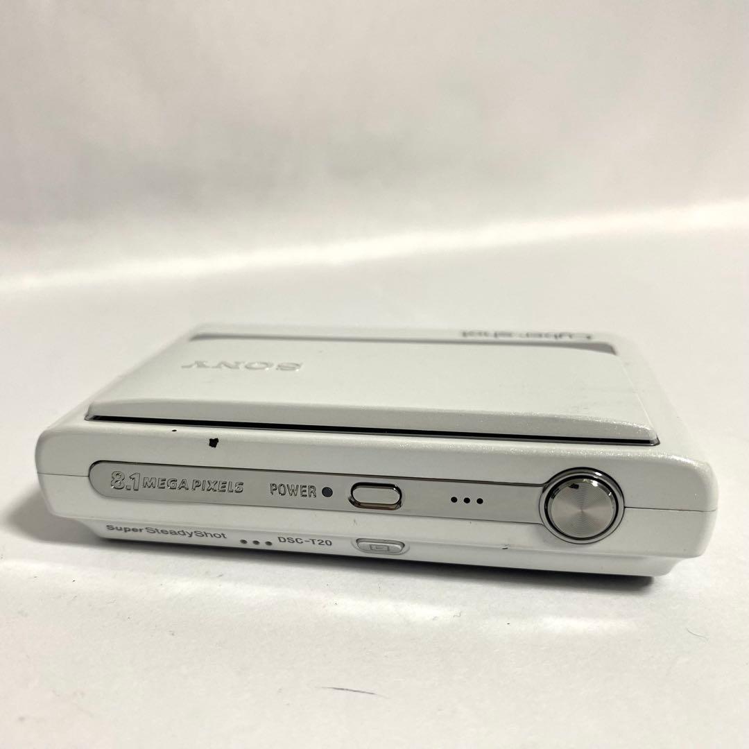 SONY CyberShot DSC-T20 ホワイト デジタルカメラ