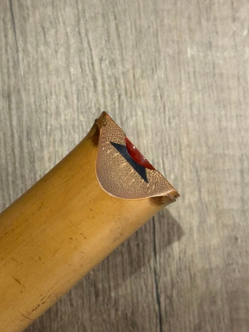 琴古流　古管尺八　在銘「雪州」　1尺8寸｜地無し管｜ケース付き