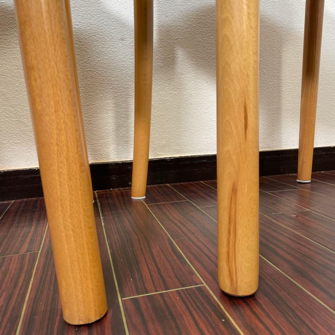 座面張替え済み イタリア製 IMS SRL チェア 2脚セット ナチュラル