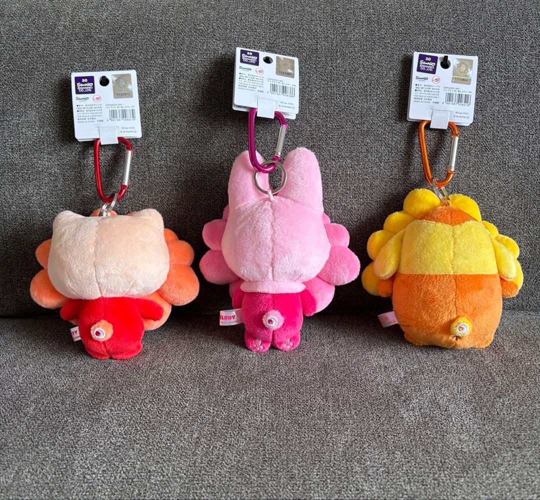サンリオミャクミャク　推しカラーなりきりぬいぐるみBC キティマイメロプリン