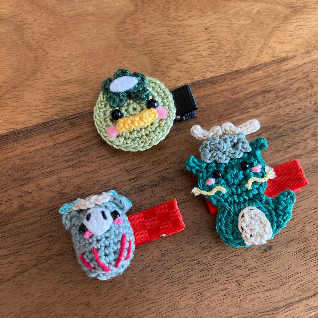 K子様ご確認用☆ベビーヘアクリップ