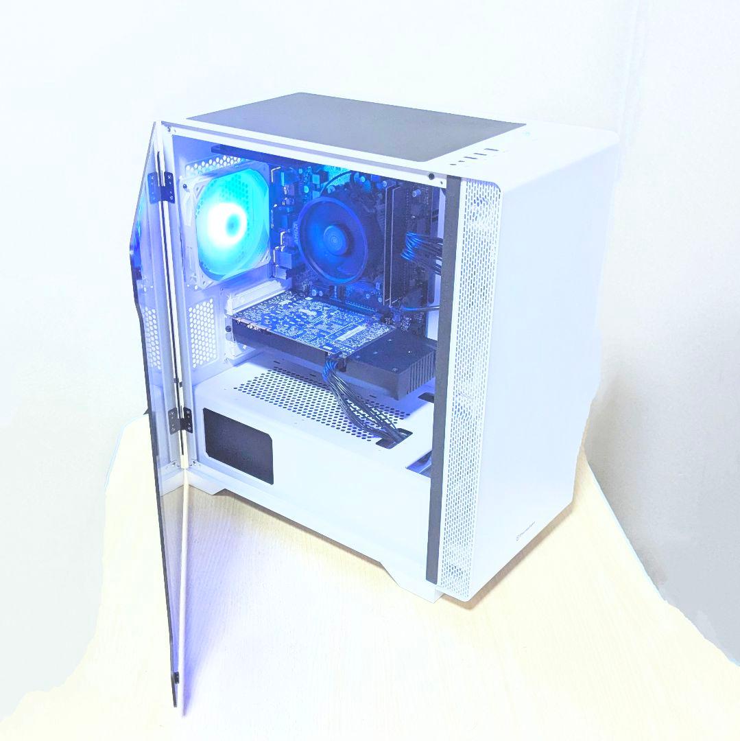 【新品同様の超美品】スノー ホワイト Ryzen7 高コスパ ゲーミングPC