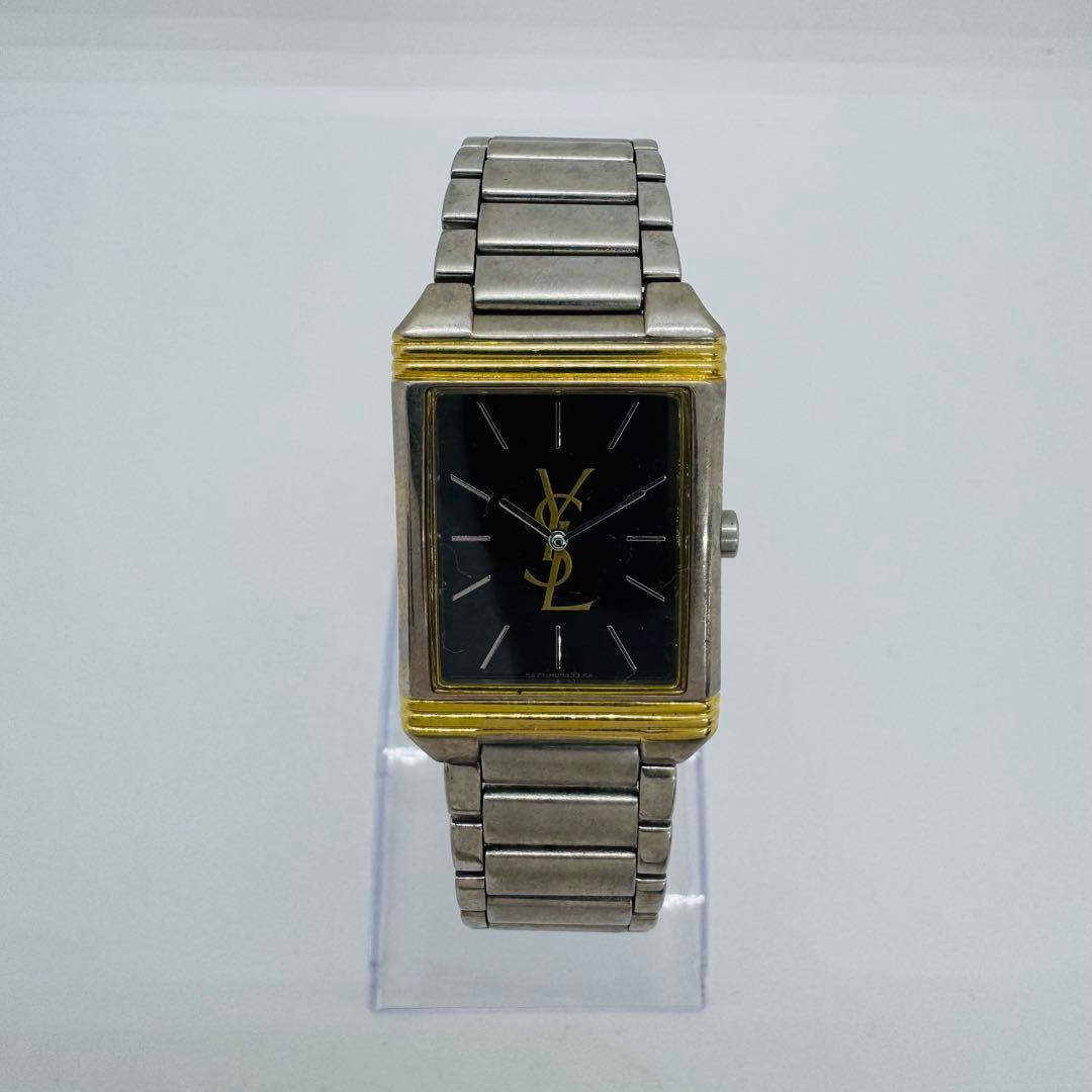 ✨YVES SAINT LAURENT✨イブ・サンローラン✨シルバー✨腕時計✨