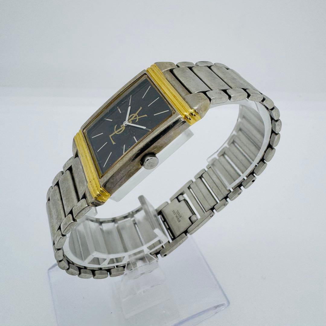 ✨YVES SAINT LAURENT✨イブ・サンローラン✨シルバー✨腕時計✨