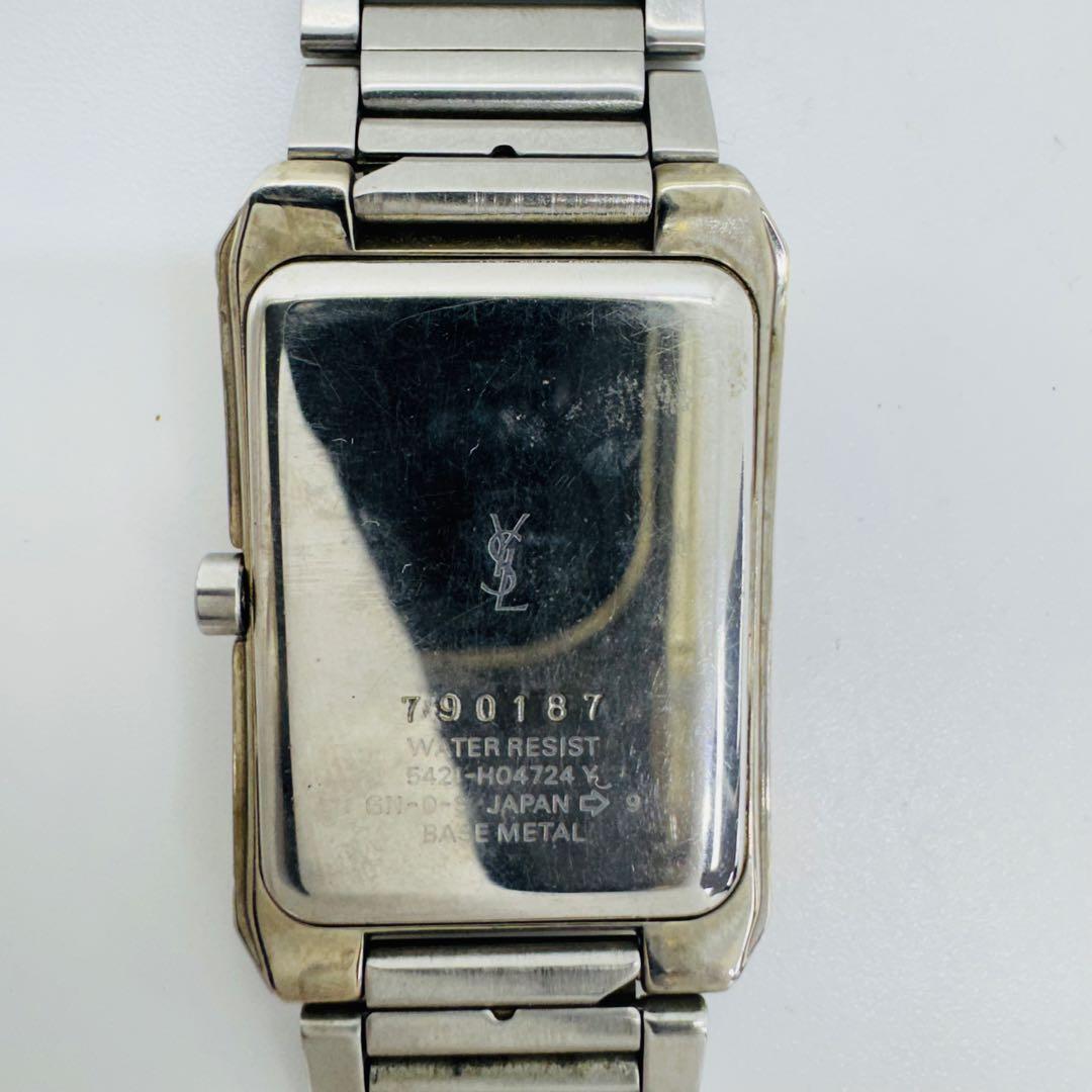 ✨YVES SAINT LAURENT✨イブ・サンローラン✨シルバー✨腕時計✨
