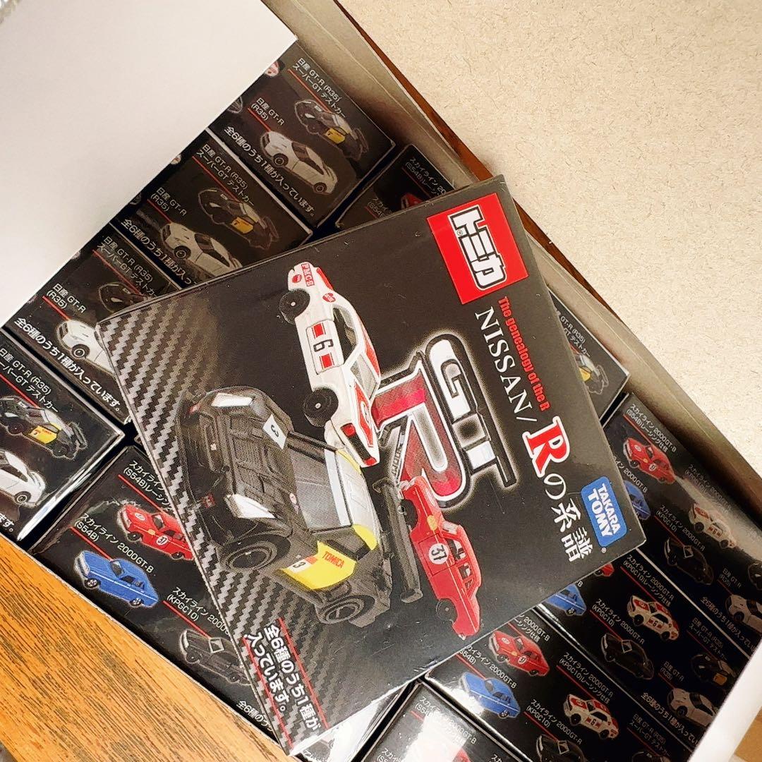 新品未開封　箱売り　トミカ NISSAN/Rの系譜 全6種セット計12個