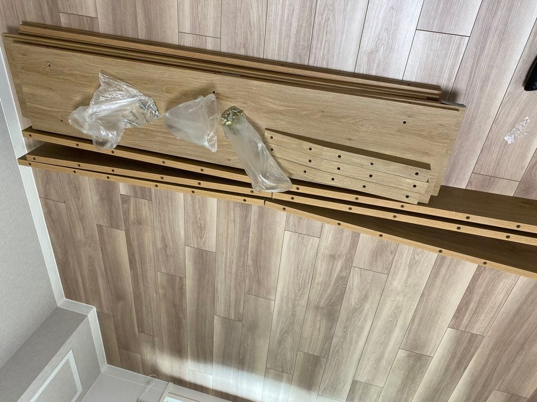 【手渡し配送】ロウヤベッドフレーム セミダブル ニトリnスリープマットレス付き