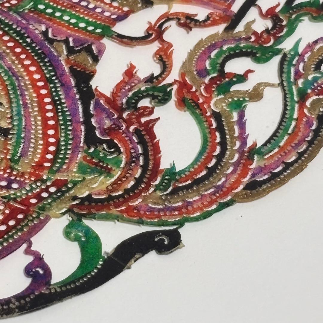 切り絵　馬　額縁外寸56cm×46c額装