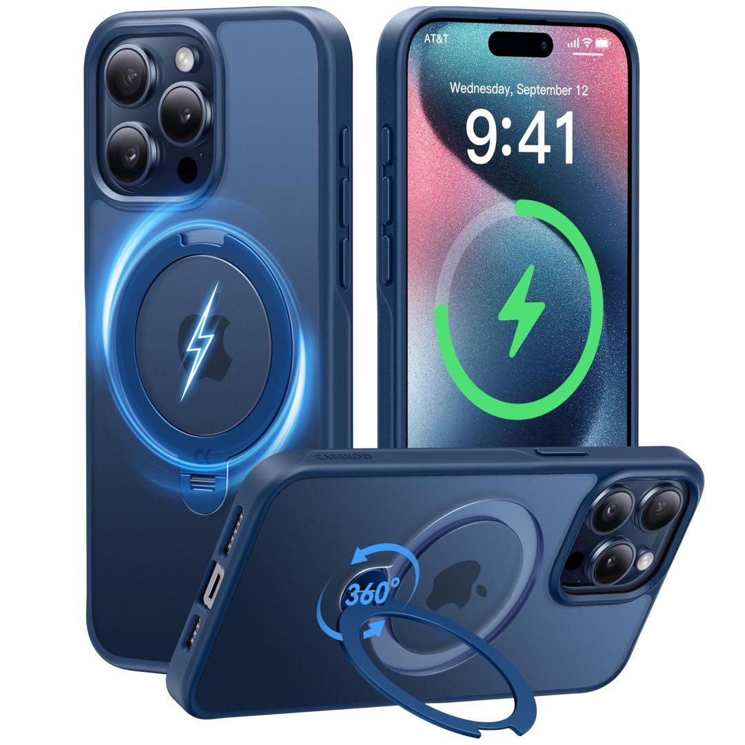 ✨匿名配送✨CASEKOO iPhone 15 Pro Max 用ケース 耐衝撃
